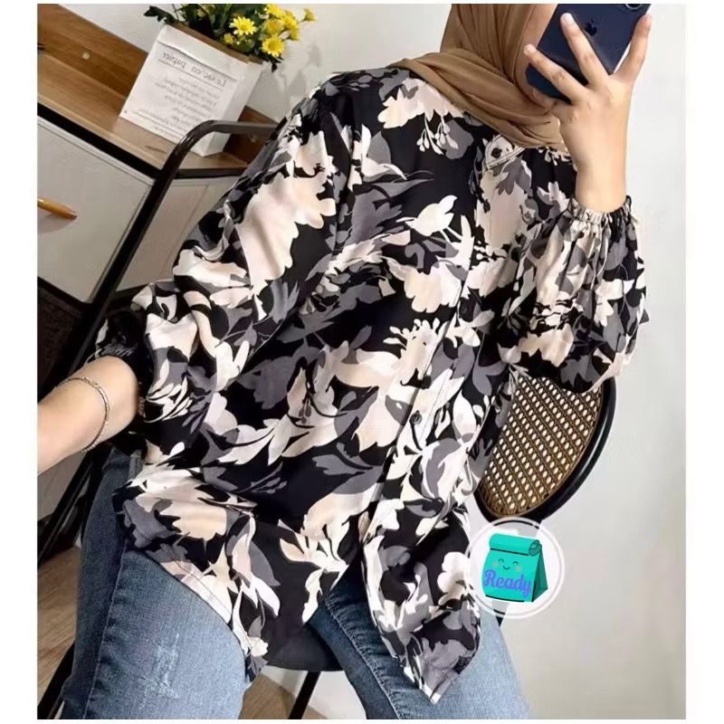 BANDA STYLE -   BATIK KEMEJA RAYON JUMBO L XL // KEMEJA KANCING // KEMEJA MOTIF // KEMEJA JUMBO  BIG