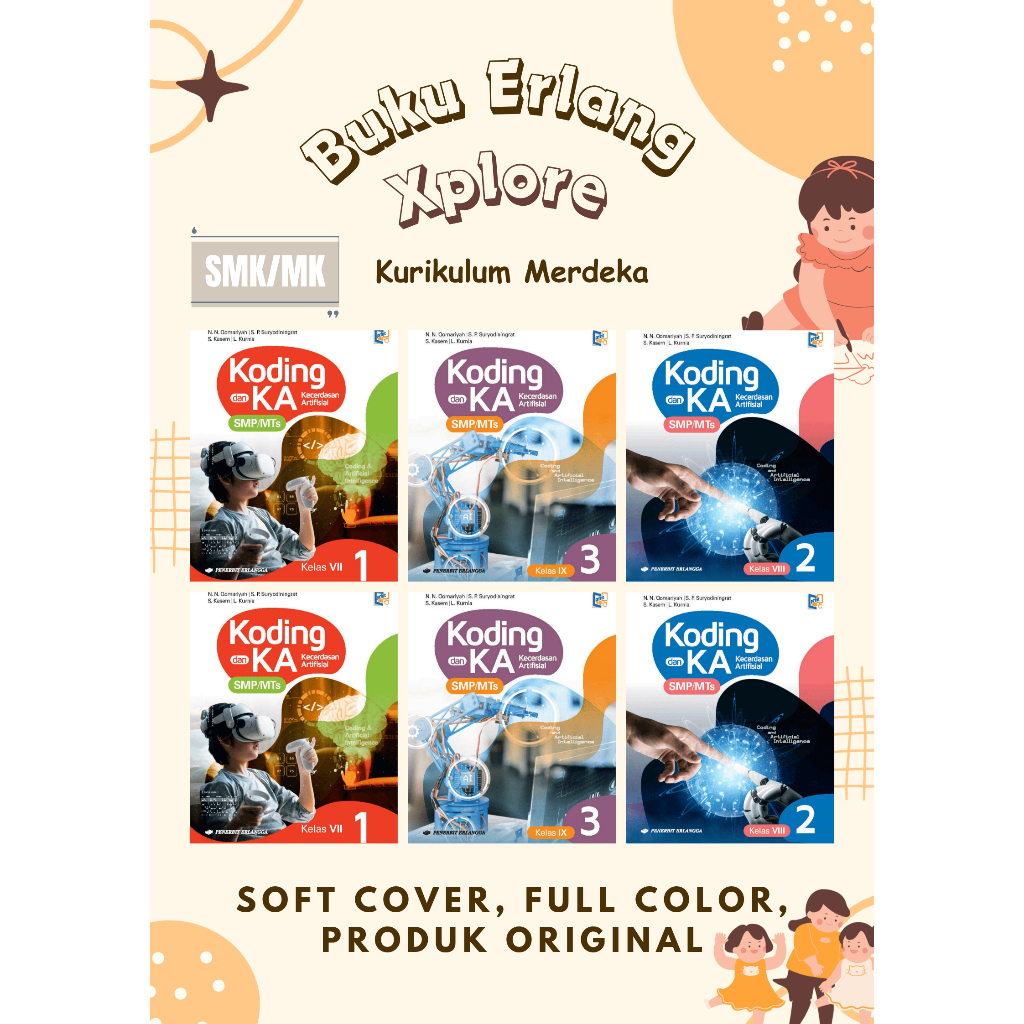 Buku Koding SMP Kurikulum Merdeka (ERLANGGA)