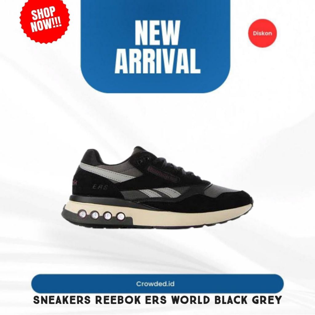 (CROWDED) Sneakers Reebok Ers World Black Grey