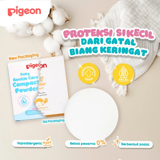 Pigeon Compact Powder untuk Baby/ Bedak Padat Pigeon/ Bedak Padat Bayi