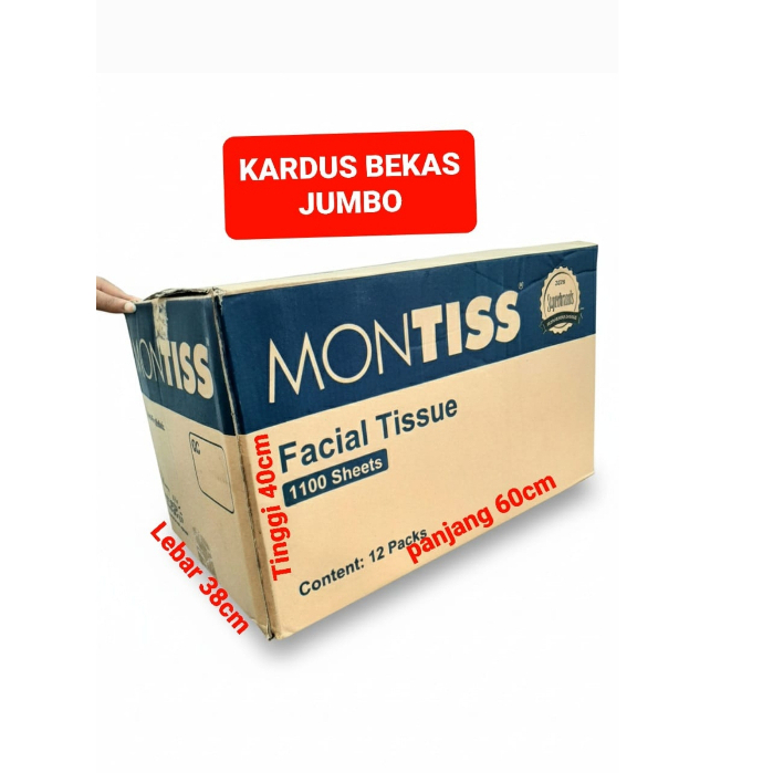Jual Kardus -JUMBO Bekas ukuran ( BESAR SEDANG KECIL ) carton DUS pindahan