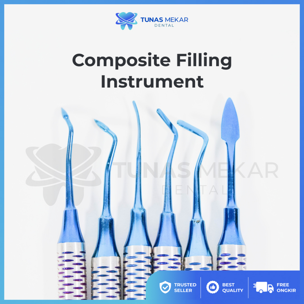 Instrumen Instrument Plastis Filling Teflon Anti Lengket Komposite Composite