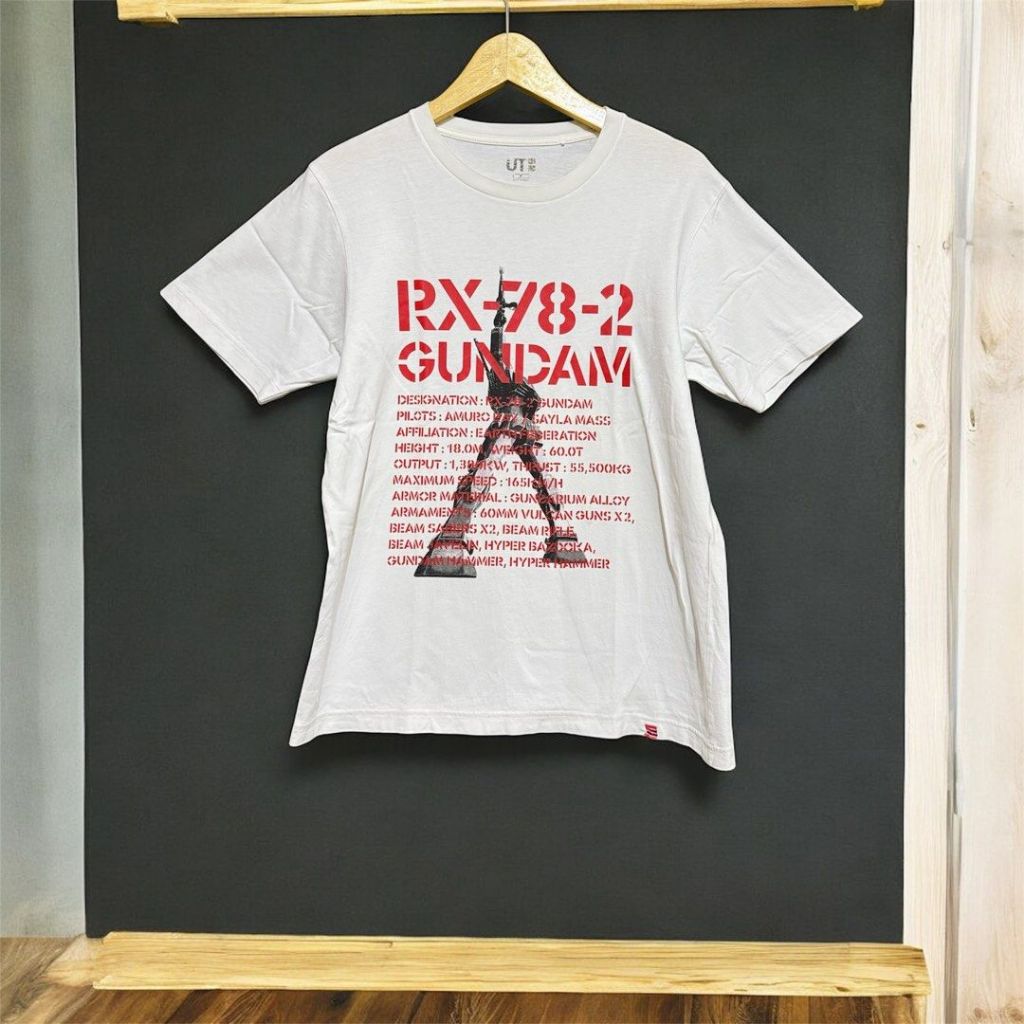GUNDAM x UNIQLO | kaos UT anime cartoon marvel