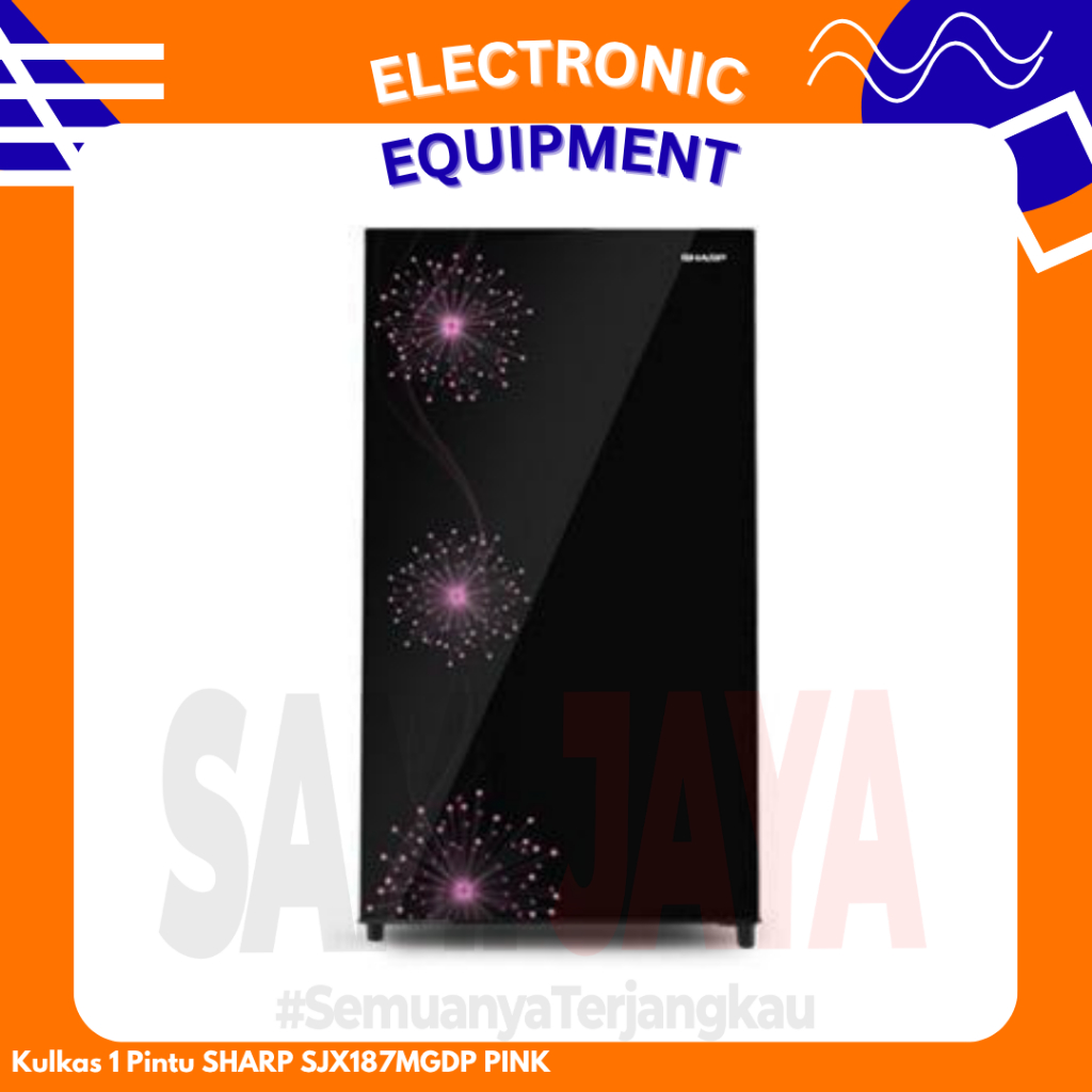 Kulkas 1 Pintu SHARP SJX187MGDP PINK