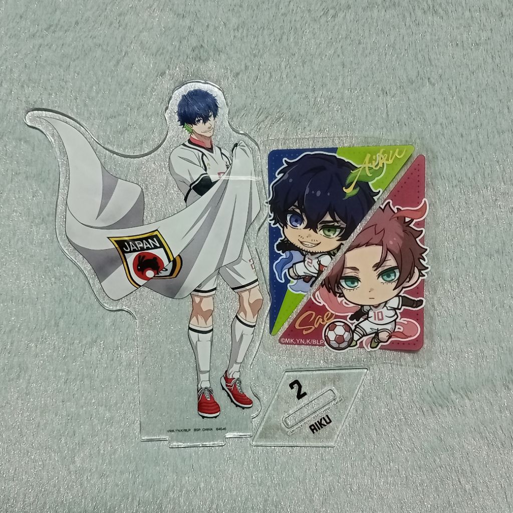 Acrylic Stand Oliver Aiku U20 Jersey Clear Card Oliver Aiku Itoshi Sae