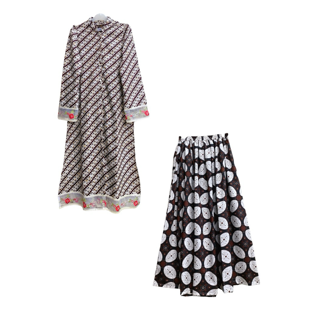 DENIK BATIK/SET BATIK MELAYU TUNIK/MELAYU/ROK
