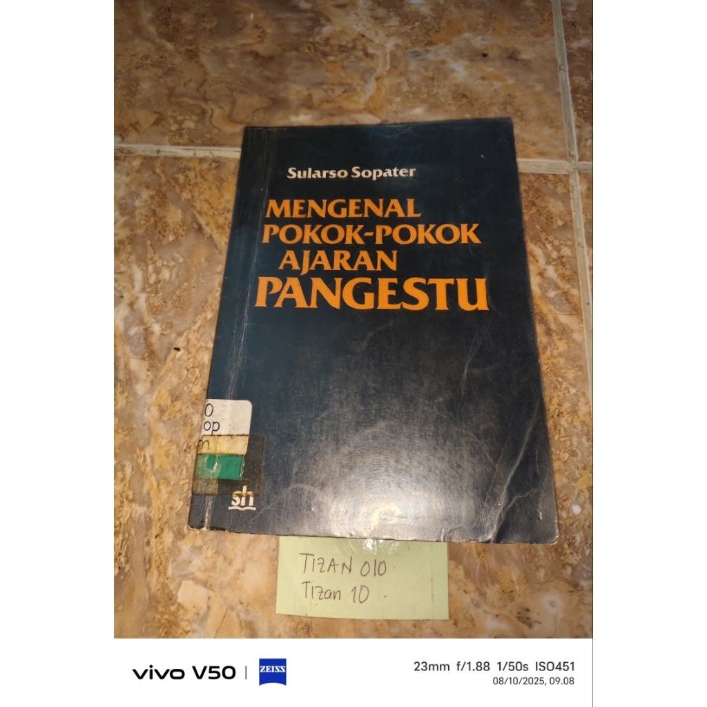 Buku Mengenal pokok pokok ajaran Pangestu - Sularso Sopater