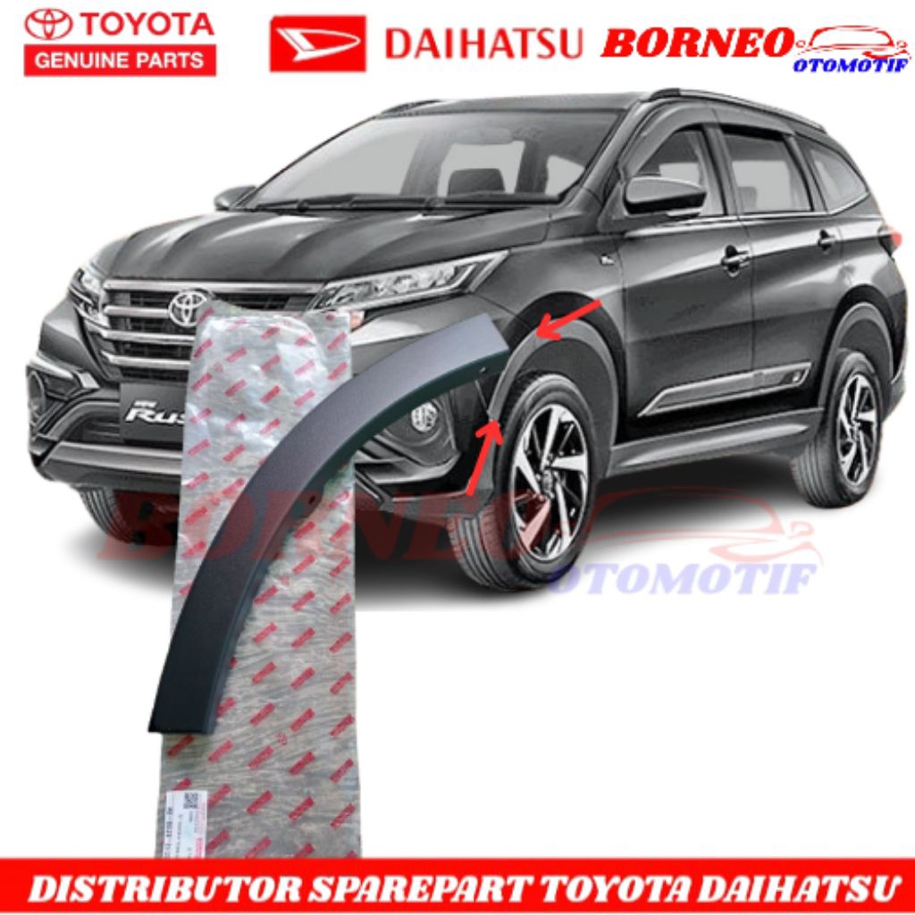 List Bemper Depan Kiri New Rush/New Terios Original 52113-BZ100-001