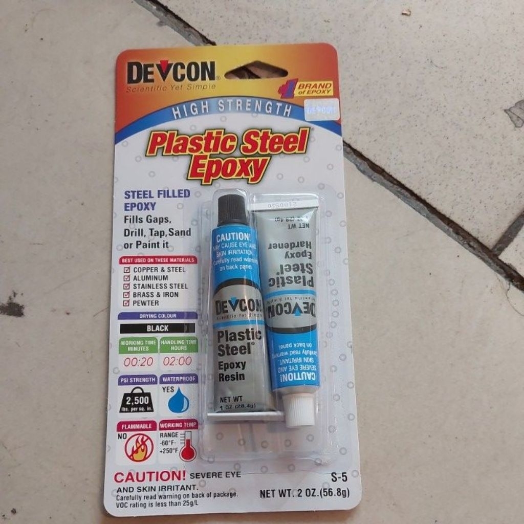 DEVCON PLASTIC STEEL EPOXY