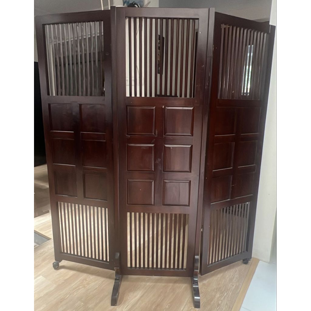 Sketsel Penyekat Minimalis Jati Jepara