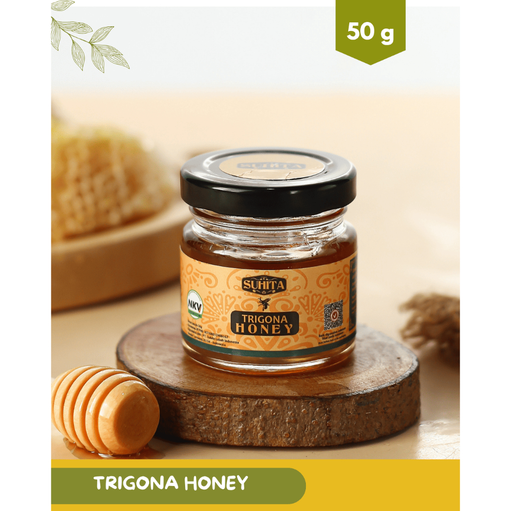Madu Suhita / Madu Trigona / Madu Klanceng / Madu Kelulut / Madu Murni 50g