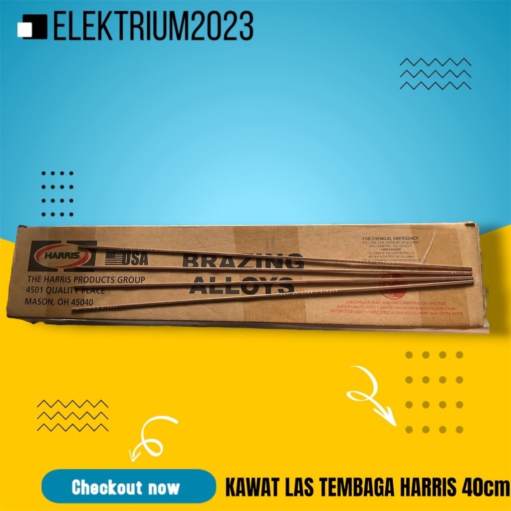 KAWAT LAS PERAK HARRIS 1 DUS ISI (perkiraan 891PCS)