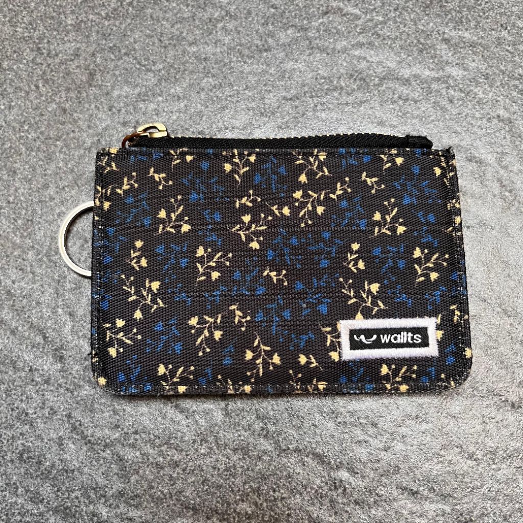 wallts dompet kain kanvas - dompet kartu minimalis