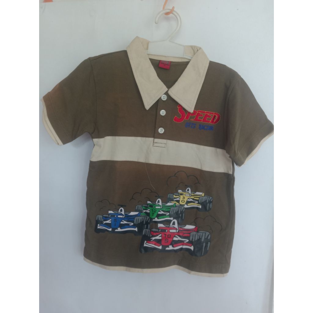 Kaos Kerah Anak 3-4 Tahun Anak laki-laki 10Ribu