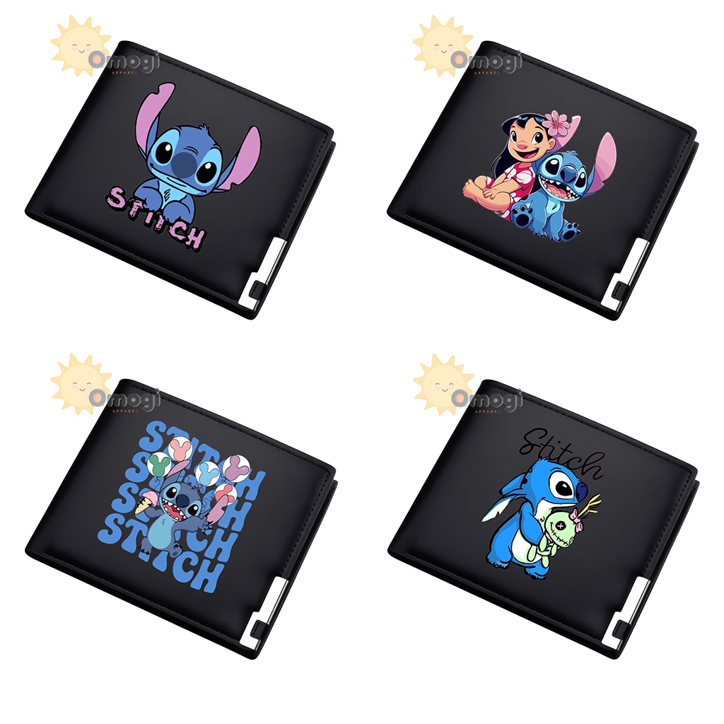 Dompet Wallet Pria Karakter Stitch Dompet Pria Gambar Stitch