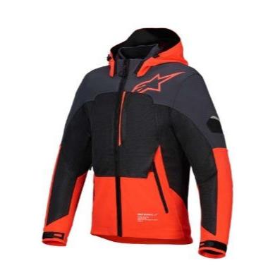 Alpinestars Crew Parka Air Asia Jacket Jaket Alpinestars Touring - Black Red Flou