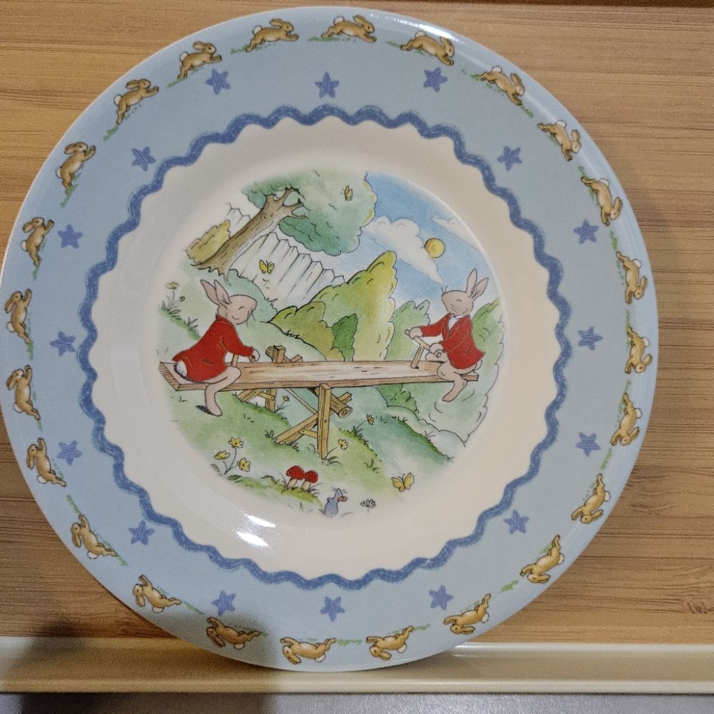 Royal Doulton Bunnykins Set Pring Mangkok Mug Peter Rabbit