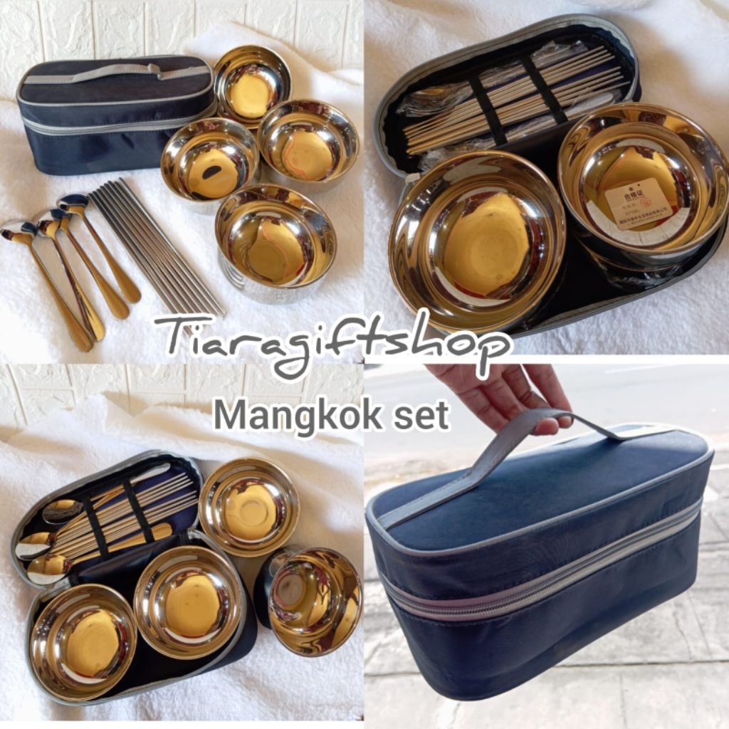 lunch box set mangkok stainless