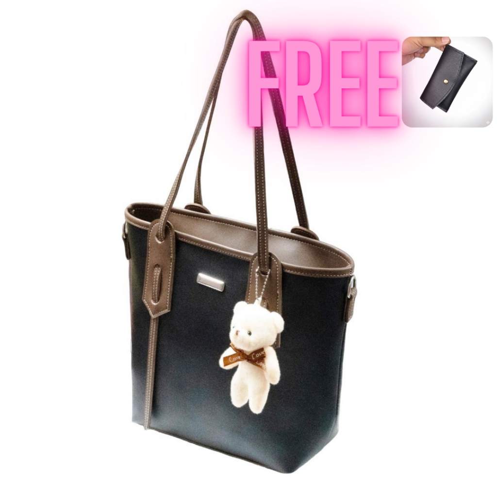 Arasya - Hanna Totebag Aesthetic || Tas Sekolah || Totebag Selempang Wanita || Tas Kuliah