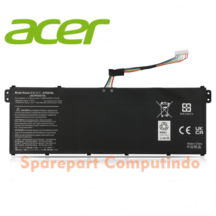 Battery Baterai Acer Swift 3 SF314-43 SF314-511 AP20CBL Original