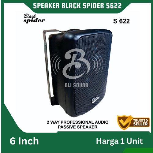 SPEAKER PASIF BLACK SPIDER S622 HARGA 1 UNIT BLACKSPIDER S 622 6,5 INCH ORIGINAL