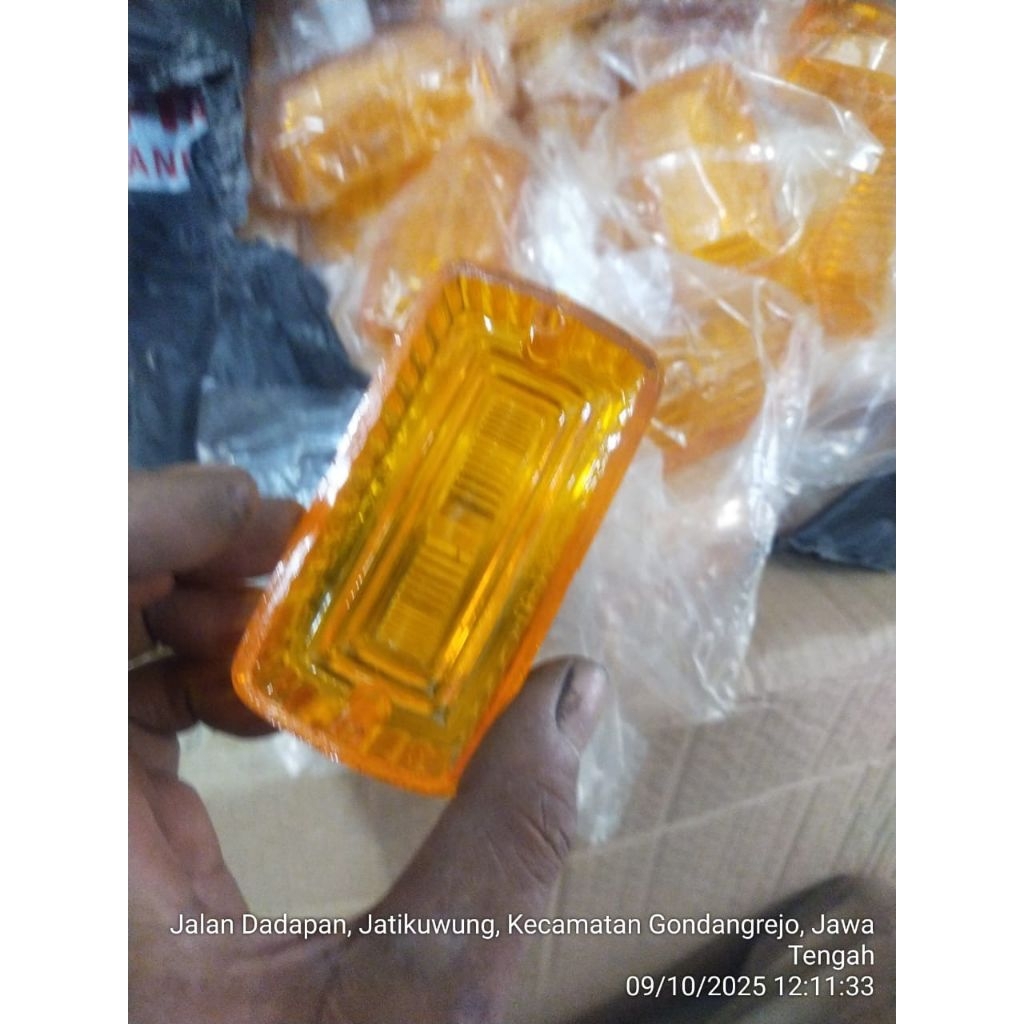 Mika Kaca Lampu Reting Renteng Sen sein Yamaha V75 V80 RX125 Twin OEM Original Equipment Manufacturi
