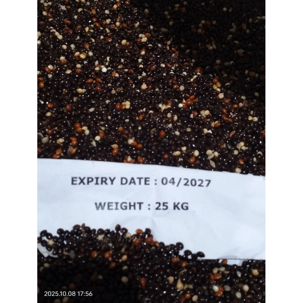 MILET HITAM, NIGER MILET UNTUK CAMPURAN BIRAHI DAN STAMINA LOVEBIRD PERKUTUT 100GR