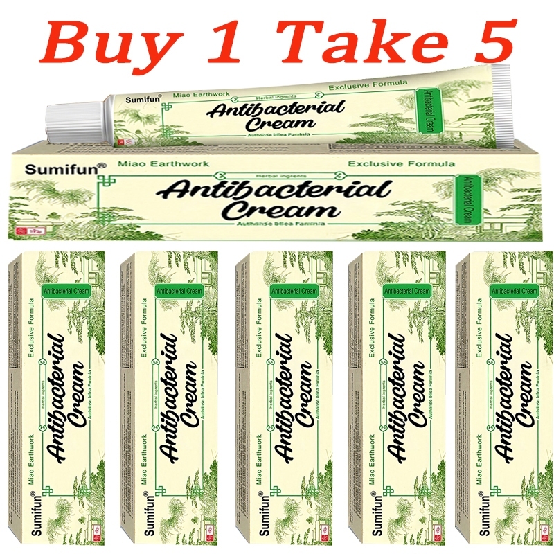 Buy 1 Take 5 Antibacterial Ointment Original Skin Allergy Psoriasis Dermatitis Eczema Cream