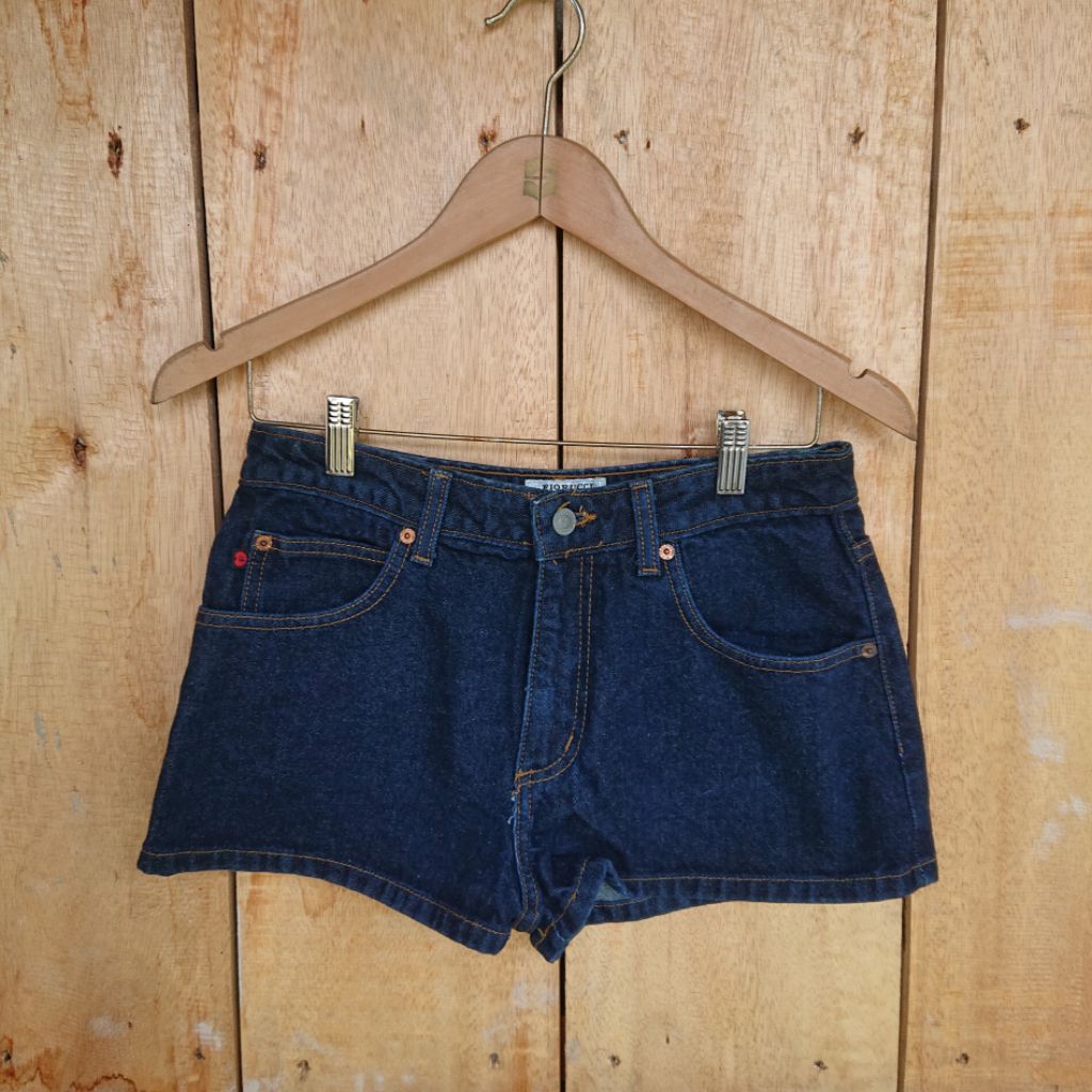 Celana pendek wanita hotpants jeans import original branded Fiorucci baru/stok lama