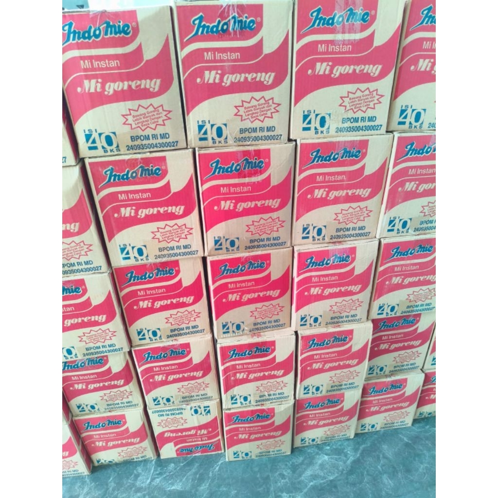 Indomie goreng 1 dus isi 40