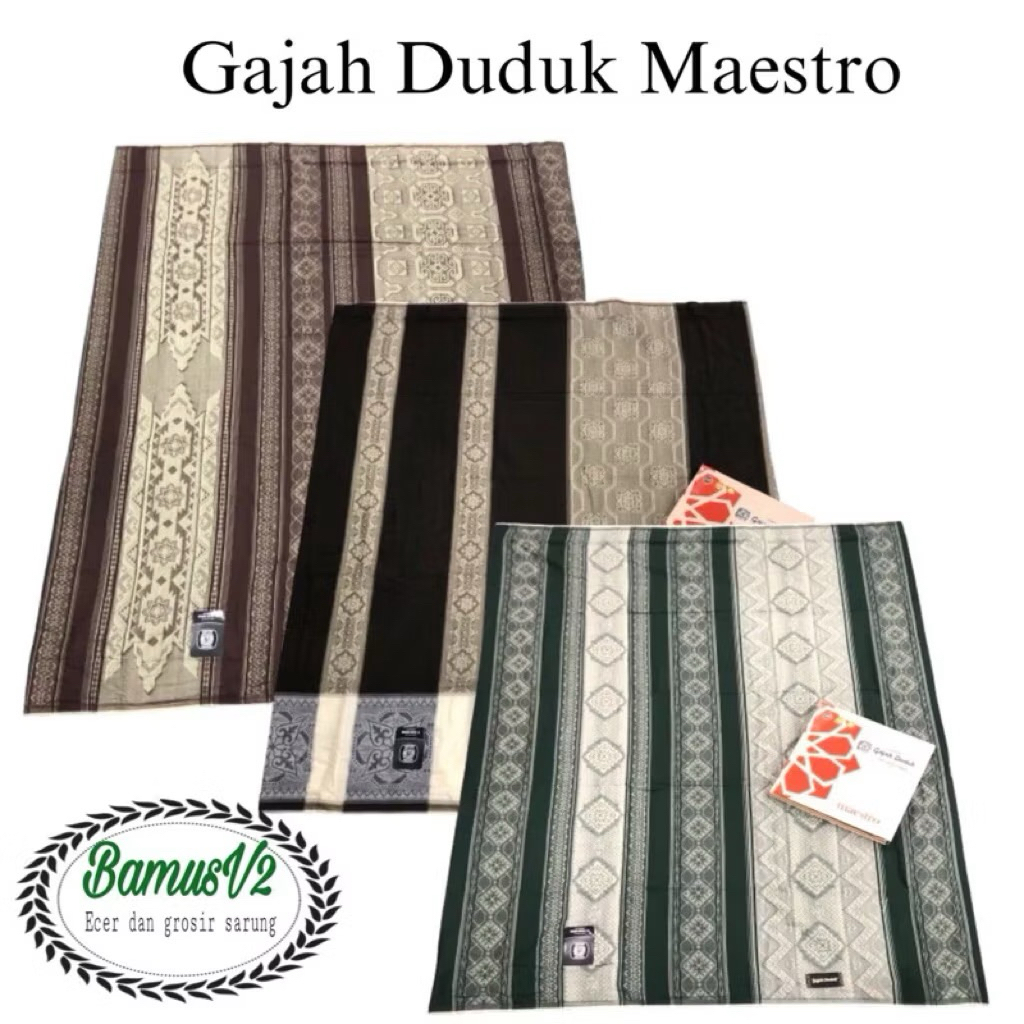 Sarung Gajah Duduk Maestro