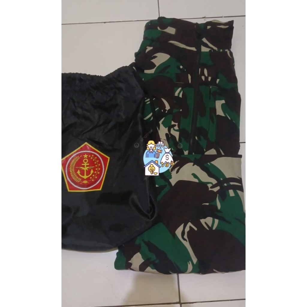Jaket Ambush Jas Hujan JATAH TNI