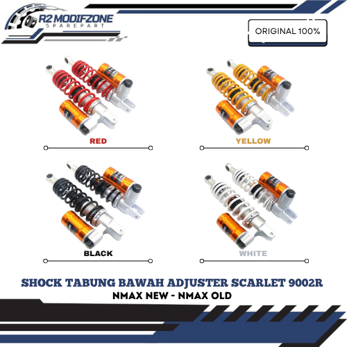 Shock Tabung Bawah Scarlet Adjuster 9002R Nmax New/Nmax Old