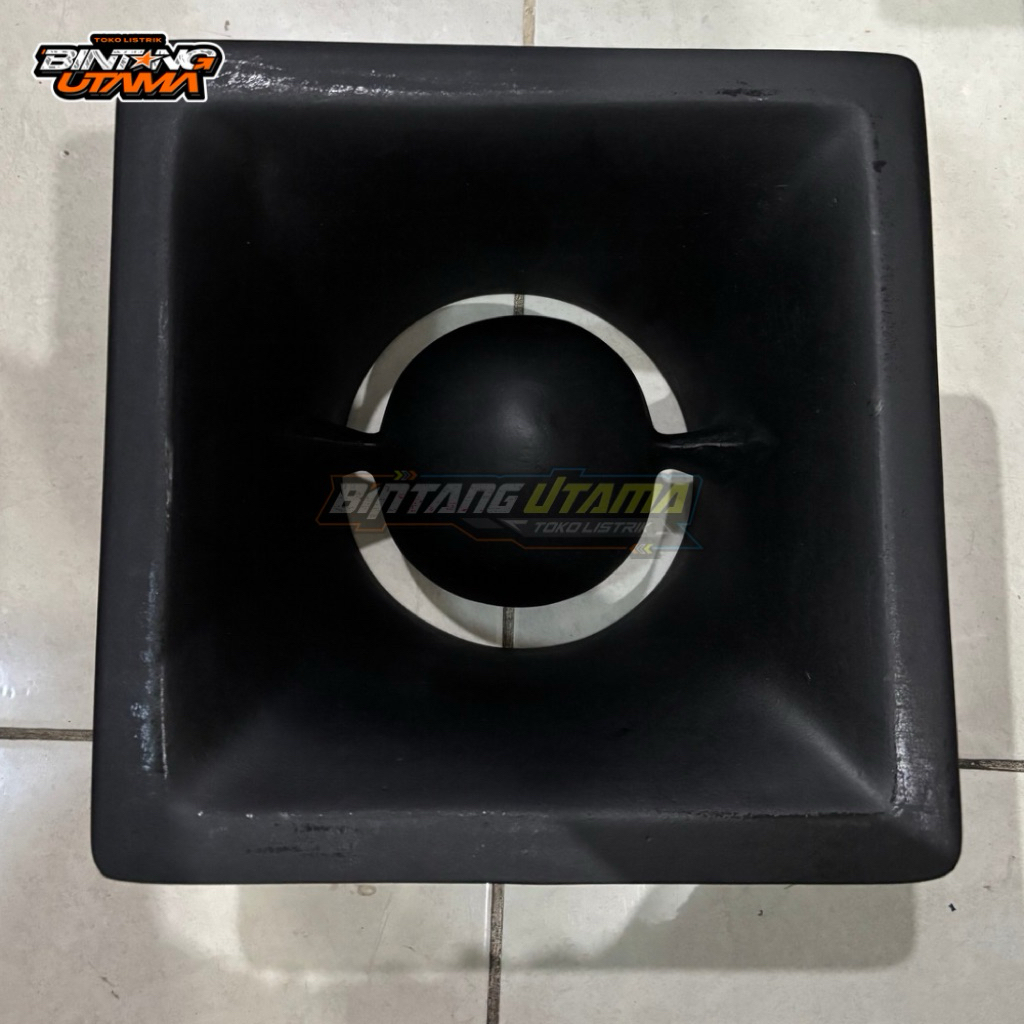 horn rudal 10in persegi bahan fiber tebal midle rudal