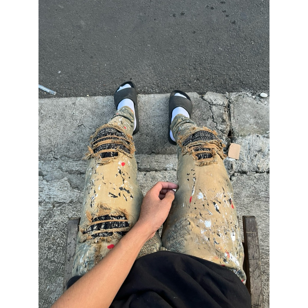 Hamjeansku M1 Tri Batik - vintage monett