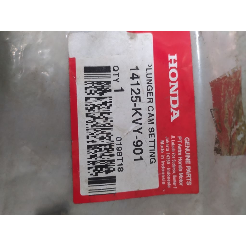 Plunger Cam Setting Honda Beat Karbu & Spacy Karbu 14125KVY901 – Original AHM