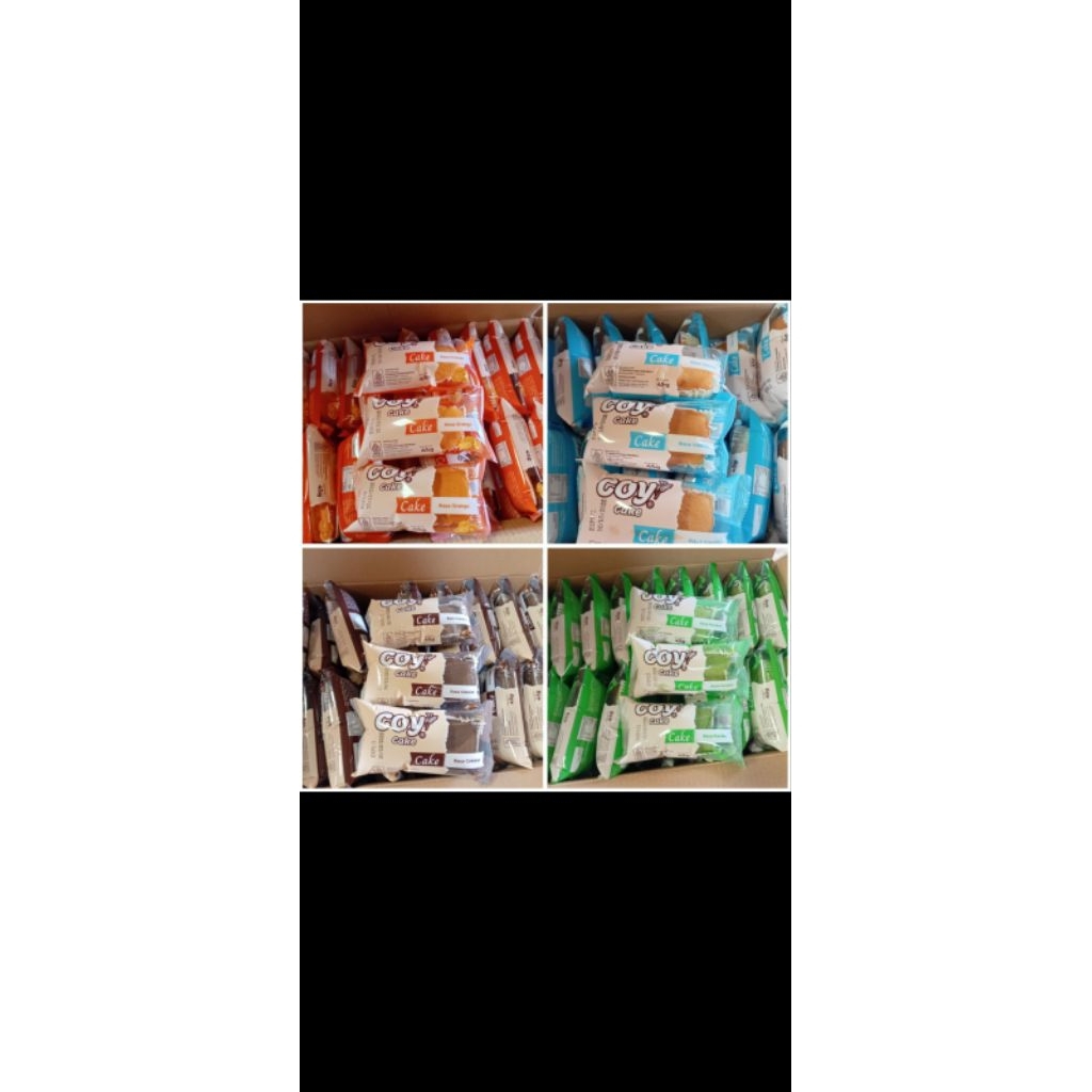PROMO roti COY CAKE 1 dus isi 60 pc murah grosir