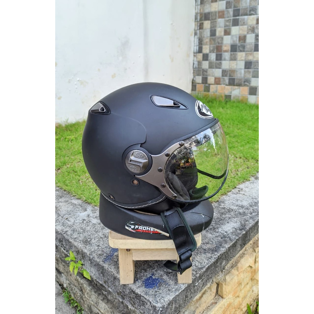 KYT ELSICO HITAM DOFF ORIGINAL SECOND