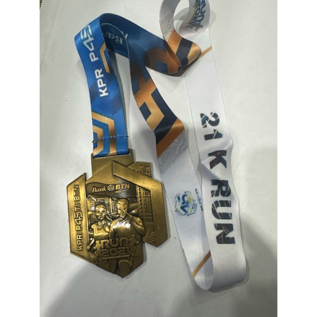 medali KPR BTN run 2021 HM
