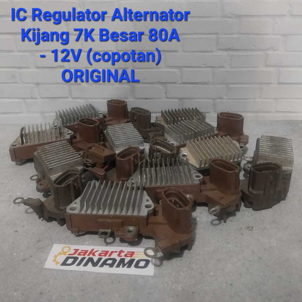 IC Regulator Alternator Kijang 7K Besar 80A - Copotan / Bahan - ORIGINAL  - EX Singapura