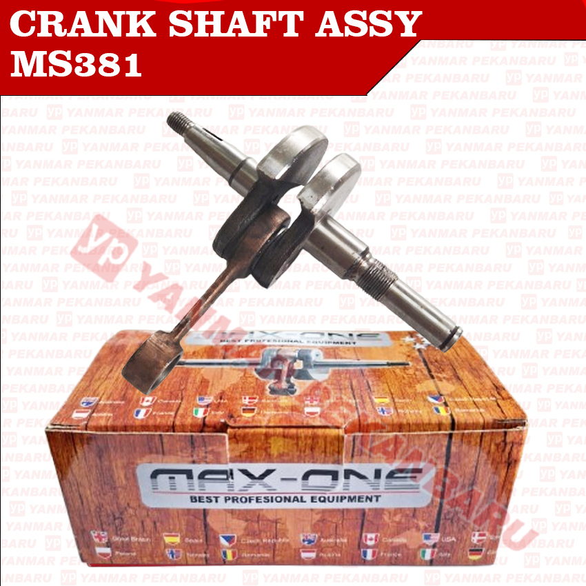 MS381 381 038 Crank Shaft As Kruk Kor As Mesin Chainsaw Senso Sinso