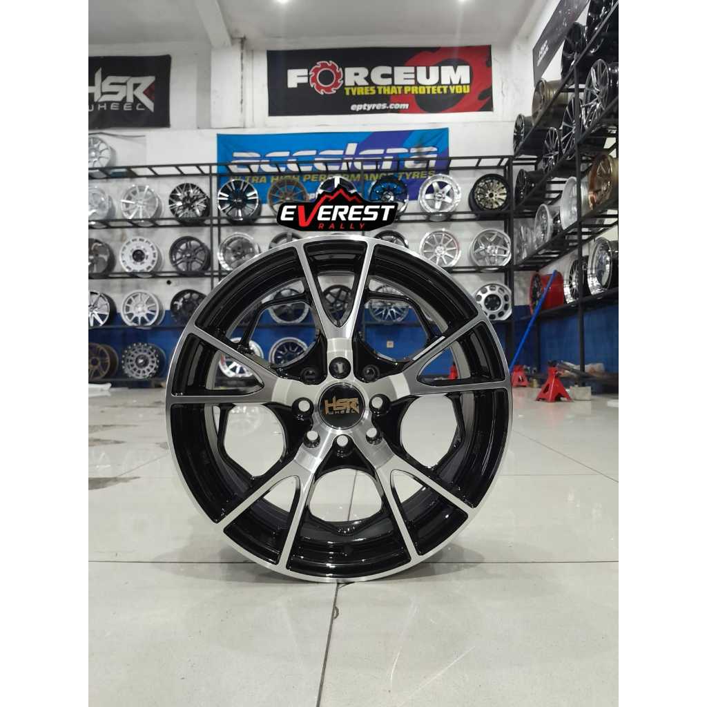 Velg Mobil HSR EXIMIUS Ring 15 untuk Brio Agya Sigra Calya Velg Promo R15