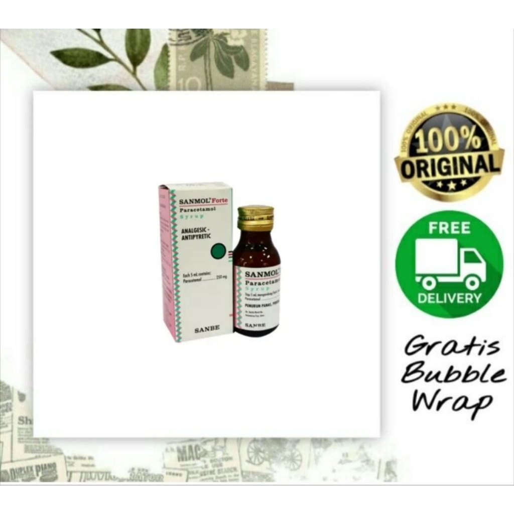Sanmol Forte Sirup Sirup 60 mL Pereda Demam Sirup pereda nyeri