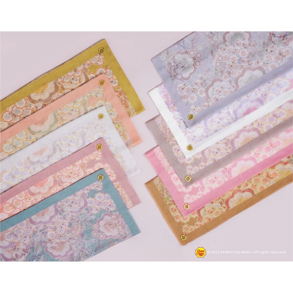 MODINITY Buttonscarves Sale BS Chupa Chups Square Voal AS IS Buttonscarves Defect Minor