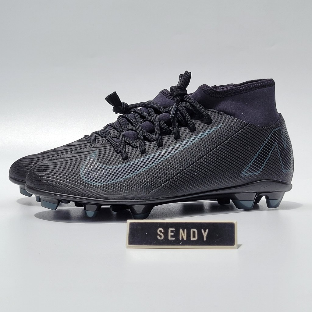 Sepatu Sepak Bola Nike Superfly Mercurial 10 Club FG Original BNIB Black Hitam Soccer Football