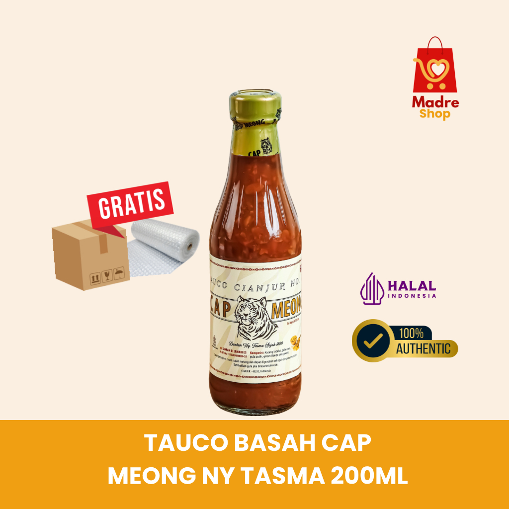 TAUCO BASAH CAP MEONG NY TASMA CIANJUR 200ML