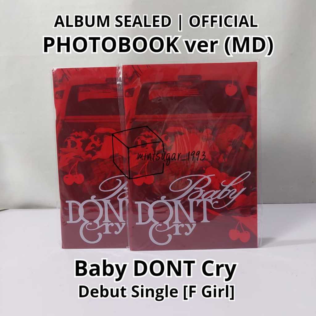 [ READY SEALED ] Baby DONT Cry - Debut Single [ F Girl ] ( PHOTOBOOK ver ) ( MD ) Official New KPOP 