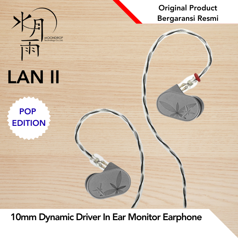 Moondrop LAN II LAN 2 Single Dynamic Driver In Ear Monitor Earphone