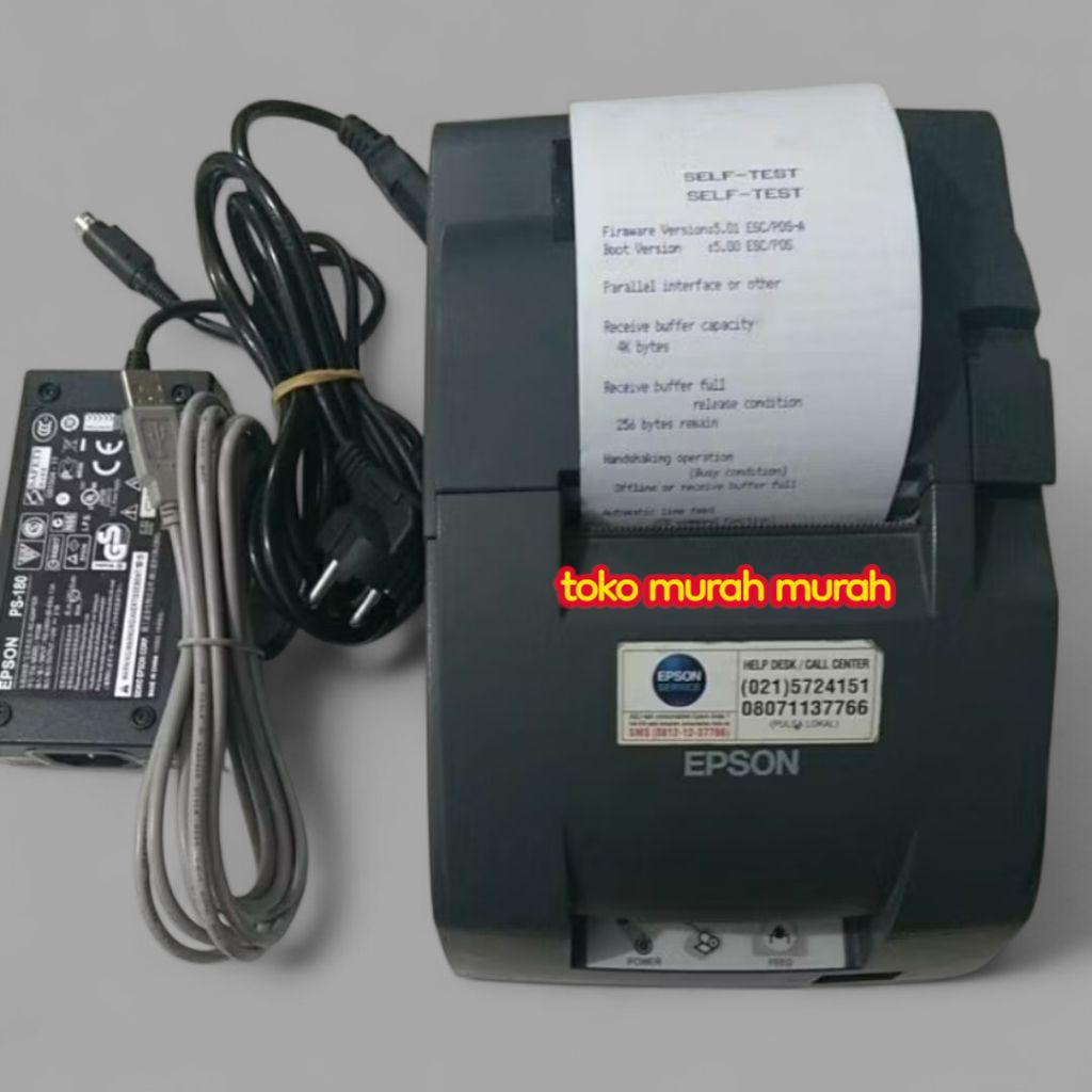 Port USB - Printer Kasir Epson TMU 220 manual CutterTM-U220B USB Printer POS TM 220 Murah