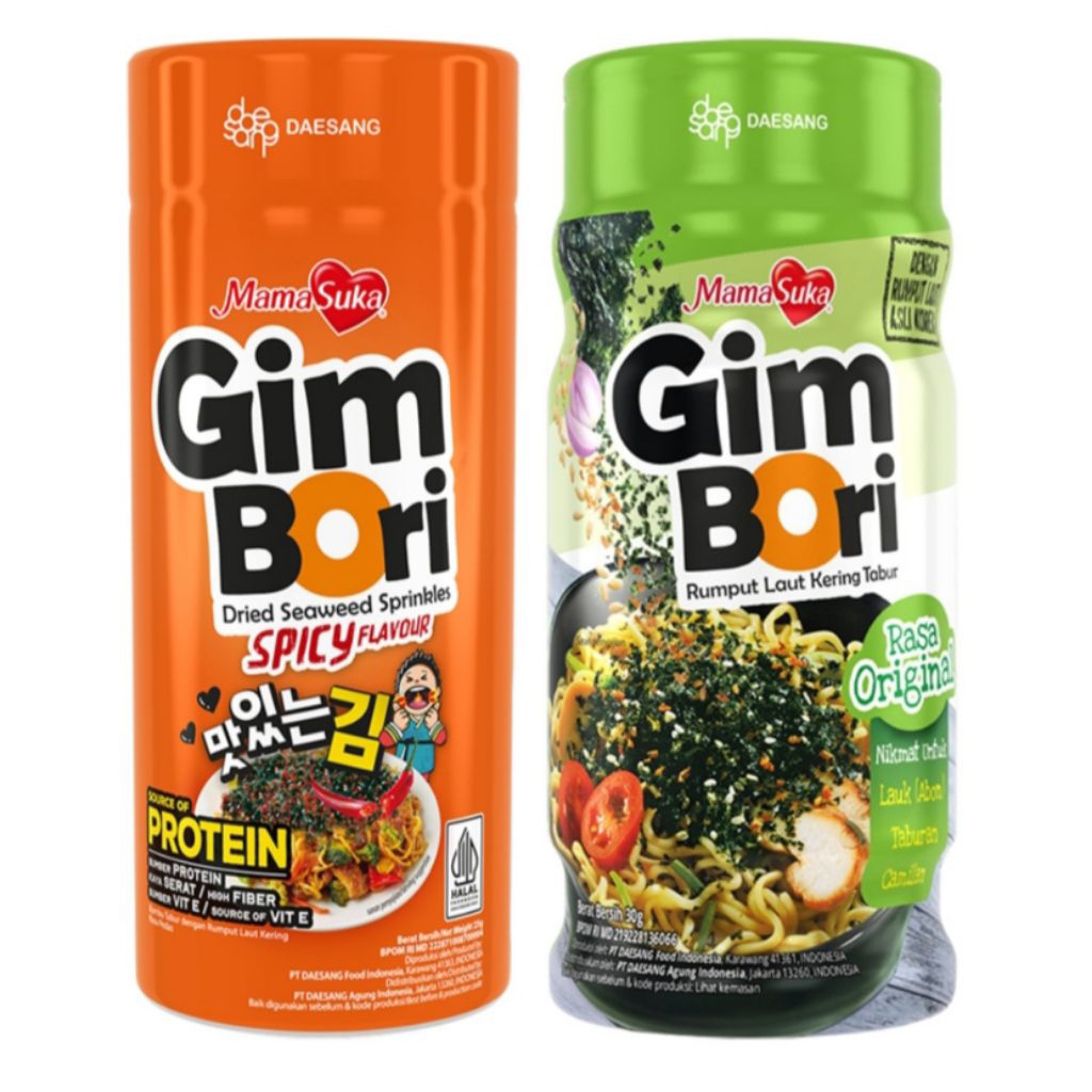 Mama Suka Gim Bori Rumput Laut Kering Tabur